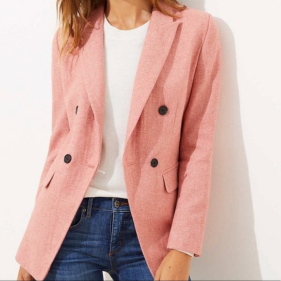 *SOLD* Ann Taylor Loft double breasted blazer - Picture 4 of 10